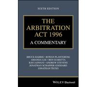 Bruce Harris Rowan Planterose Amanda Lee Ben Giarett The Arbitration (Tascabile)