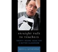 Bruce J. Gevirtzman Straight Talk to Teachers (Copertina rigida)