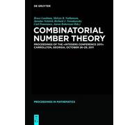Bruce Landman Combinatorial Number Theory (Copertina rigida)