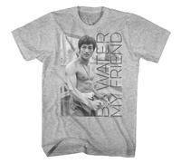 Bruce Lee - Acqua - Manica Corta - Heather - Adulto - Maglietta