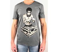 Bruce Lee Dj Heavy Metallo Grigio Scollo V T Shirt Gungfu Scratch XXL Mma