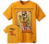 Bruce Lee Enter il Drago T Shirt Poster Film Hans Island Torneo Mma UFC