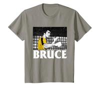 Bruce Lee Gioco della Morte Pugno Chiuso Bambini Maglietta, Bambini, Ardesia, 3 Anni