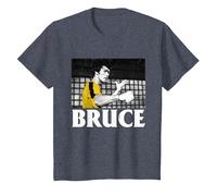 Bruce Lee Gioco della Morte Pugno Chiuso Bambini Maglietta, Bambini, Pervinca, 2 Anni