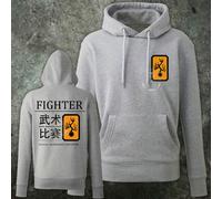 Bruce Lee Hans Island Torneo Fighter Felpa con Cappuccio Enter il Drago Kung Fu