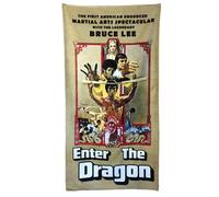 Bruce Lee Inserisci Il Dragone Grande Asciugamano Hans Isola Torneo Film Rétro