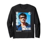 Bruce Lee Moving Be Like Water Philosophy Citazione Maglia a Manica