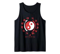 Bruce Lee Red Jeet Kune Do Hybrid Arte Marziale Yin Yang Canotta