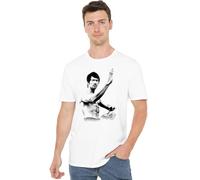 Bruce Lee Serenity T Shirt, White, Bianco, 4XL Unisex-Adulto