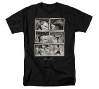 Bruce Lee - Snap Shots - T-Shirt Manica Corta Unisex Adulti - Nera