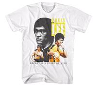 Bruce Lee - Tre - Maglietta A Maniche Corte Ufficialmente Licenziata Per Adulti