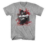 Bruce Lee - Wha-Taaa - Maglietta A Maniche Corte - Heather - Adulto