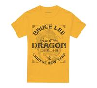 Bruce Lee Year Of The Dragon Maglietta Testo Adulto Unisex (TV28071)