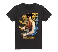 Bruce LeeYear Of The Dragon Maglietta Due Toni Adulto Unisex (TV21428)