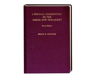 Bruce M. Metzge Textual Commentary on the Greek New Testamen (Copertina rigida)
