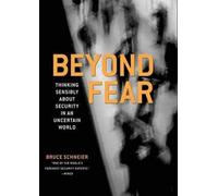 Bruce Schneier Beyond Fear (Copertina rigida)