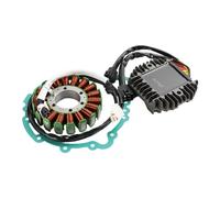 Bruce & Shark 115mm Generator Stator + Voltage Regulator + Gasket per Triumph per Tiger 1050 / per Sprint GT/ST 1050 / per Speed Triple 1050 2011-2012 - Replacement