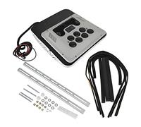 Bruce & Shark 12V Rooftop RV Air Conditioner with Heater per Truck Van Motorhome Camper Trailer White 2200W Cooling 1000W Heating