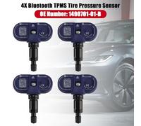 Bruce & Shark 4Pcs Bluetooth TPMS Tire Pressure Sensor per Tesla Model 3 / S/X/Y 2021-2024 - Direct Replacement