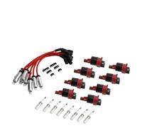Bruce & Shark 8PCS Ignition Coils Spark Plug Wires Spark Plugs per GMC per Chevrolet per Silverado 1500 Tahoe 5.3L V8 2007-2016