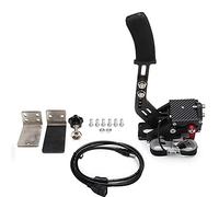 Bruce & Shark Freno a mano USB 64 bit per giochi di corse Supporto per volante G27 / G29 G920 PC Nero (Solo per PC, non per XBOX e PS4 / PS5)