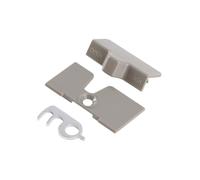 Bruce & Shark Fridge door catch/lock + backing plate caravan/motorhome RV per Dometic