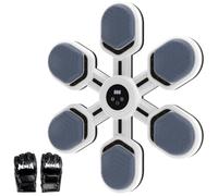 Bruce & Shark Music Boxing Machine with Counter 9 Modes Wall Mounted Training Equipment per Home Workout
