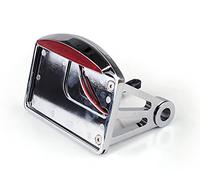 Bruce & Shark Portatarga laterale per moto con Led Fit per Harley Customs Chopper