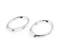 Bruce & Shark Un Paio di Copri fendinebbia Anteriori cromati Che decorano la Cornice Adatta per Audi B8 A4 2009-2012