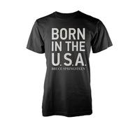 BRUCE SPRINGSTEEN - BORN IN THE USA BLACK T-Shirt X-Large