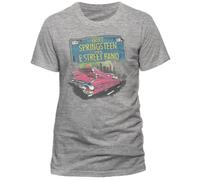 Springsteen Bruce - T-Shirt # L Unisex Grey # Pink Cadillac