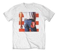 Bruce Springsteen T Shirt Born in The USA Album Cover Logo Ufficiale Uomo
