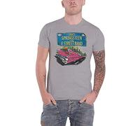 Bruce Springsteen T Shirt Us Tour Nuovo Ufficiale Uomo Heather Grigio Size M