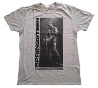 Bruce Springsteen Wintergarden Photo Uomo T-Shirt Grigio Sport XXL 99% Cotone, 1% Viscosa Regular