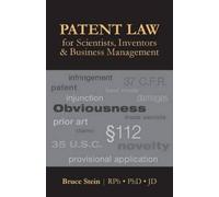 Bruce Stein Patent Law for Scientists, Inventors & Business Manageme (Tascabile)