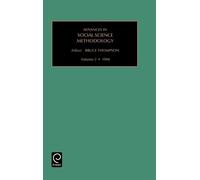 Bruce Thompson Advances in Social Science Methodology (Copertina rigida)