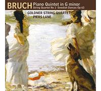 Bruch/ Lane, Piers/ Goldner String Quartet - Piano Quintet In G Minor - String Quartet No.1