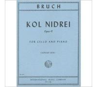 Bruch, Max - Kol Nidre Op 47 for Cello and Piano - Arranged by Rose - International Edition