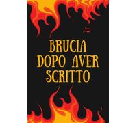 Brucia Dopo Aver Scritto: Quadernoo a righe per scrivere i tuoi pensieri negativi... segreti | per scrivere, prendere appunti e dipingere e altro ... per uomini e donne | 110 pagine | Formato A4
