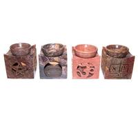 BRUCIA ESSENZE olio diffusore oli essenziali wicca magia ohm pentacolo luna arte