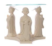 Brucia essenze olio in resina con monaco tibetano