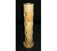 BRUCIA/PORTA INCENSO a TORRE in PIETRA SAPONARIA 28 cm - INDIA [cod.287]