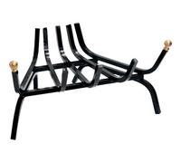BRUCIALEGNA ANGOLARE X CAMINO FERRO BATTUTO + POMI OTTONE CM 50