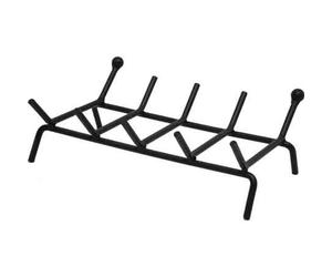 BRUCIALEGNA CON SFERA PER CAMINO 4 Barre, cm 40x30x15h