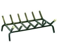 BRUCIALEGNA RETTANGOLARE PER CAMINO IN FERRO BATTUTO NERO CM 40/44 FERR 253345