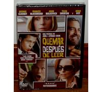 Bruciare Dopo De Leggi DVD Nuovo Sigillato Drammatico Thriller Commedia
