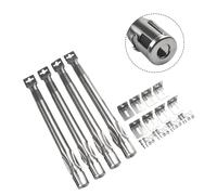 Bruciatore 35-42cm 4pz/Set Accessori Raccordi BBQ Ricambio Alta Qualità