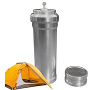 Bruciatore a Alcool - 30ml Bruciatore a Alcool Portatile in Metallo - Forniture di Illuminazione Compatte per Laboratorio Giardino Escursionismo Campeggio Attività All'aperto Picnic