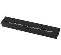 Bruciatore a Bioetanolo da Incasso 100x20x7,5 cm Black Burner 1000 Nero