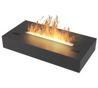 Bruciatore a Bioetanolo per Camini 50x8x25 cm 1L Simple Box 500 Nero